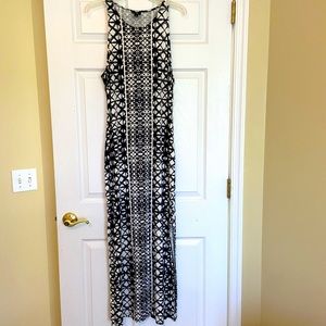 NWT Maxi Dress Women’s Stretchy Sexy Summer Dresses Print Black and White
